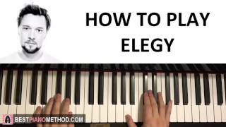 HOW TO PLAY  TheFatRat  Elegy Piano Tutorial Lesson [upl. by Hesther]