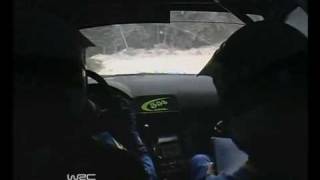 Petter Solberg Steering ProblemsWRC Greece 2002 [upl. by Eedyah]