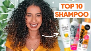 TOP 10 SHAMPOO PARA CABELOS CACHEADOS E CRESPOS  JULIANA LOUISE [upl. by Namor966]