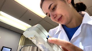 ASMR Seeing the OBGYN20 weeks Pregnant Prenatal Visit Abnormal Discharge Pelvic Exam [upl. by Alemat]