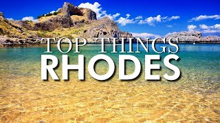 Top 7 Things To Do in Rhodes Greece 2021 [upl. by Romeon242]