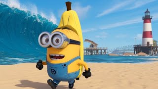 Running 10810 Meters at Level 22 on Minion Beach 🌊🏃‍♂️Minion Rush Gameplay [upl. by Atteselrahc]