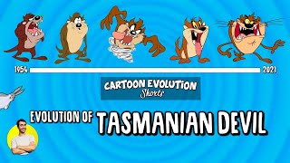 Evolution of TAZ the TASMANIAN DEVIL  67 Years Explained  CARTOON EVOLUTION [upl. by Aloeda]