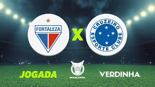 FORTALEZA X CRUZEIRO AO VIVO CAMPEOANTO BRASILEIRO SÉRIE A  17042024 [upl. by Thane]