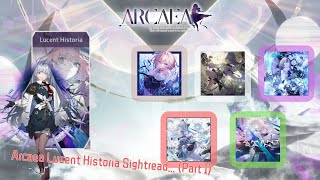 W Commentary Arcaea 60 Sightread playthrough Part 1 [upl. by Llireva]