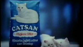 Catsan cat litter advert 1994 [upl. by Ahsimrac649]