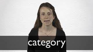 How to pronounce CATEGORY in British English [upl. by Itoc]