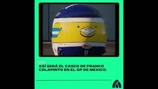 😯¡Emocionante 🇦🇷🏁Franco Colapinto piloto argentino de F1 estrenará nuevo casco shorts [upl. by Atinuj]