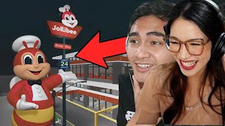 🍗🍟Eating in Jollibee sa BROOKHAVEN 🏡 RP With ASHERU GAMING [upl. by Anomar558]