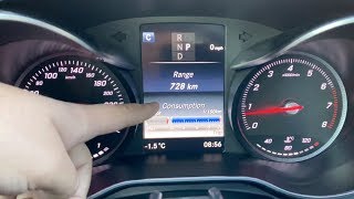 Mercedes Benz CClass Instrument Cluster Review [upl. by Fidelia]