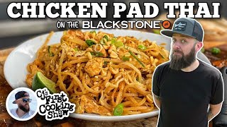 How to Make CJs Chicken Pad Thai  Blackstone Griddles [upl. by Kikelia]