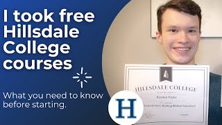 Review Hillsdale Colleges Free Courses [upl. by Carolin937]