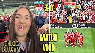 DIAZ AT THE DOUBLE amp A NUNEZ STUNNER IN EMPHATIC LFC WIN  LIVERPOOL 30 BOURNEMOUTH  Match Vlog [upl. by Okeim]