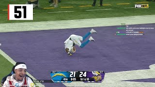 FlightReacts To Top 100 Catches of the 2023 NFL Season Part 2 521 [upl. by Ress]