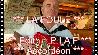 quotLA FOULE quot d EDITH PIAF  valse musette accordeon numerique cava digit air [upl. by Pinette665]