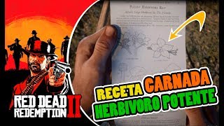 COMO HACER LA  CARNADA DE HERBÍVORO POTENTE  EN RED DEAD REDEMPTION 2  RDR2 [upl. by Llemij]