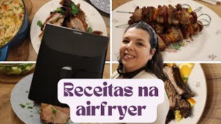 5 RECEITAS NA AIRFRYER FÁCEIS E DELICIOSAS PARTE 3  Cláudia Ralha [upl. by Attennek758]