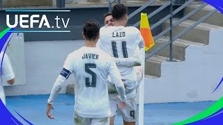 Watch Real Madrids Borja Mayoral clinical finish [upl. by Alema136]