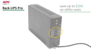 APC BackUPS Pro 1000VA UPS Battery Backup amp Surge Protector BR1000G [upl. by Nillok]