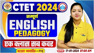 CTET 2024  CTET English Pedagogy Marathon English Pedagogy PYQs By Kanika Maam [upl. by Osbert]