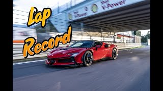 Ferrari SF90XX Stradale Fiorano lap record [upl. by Ellimaj]