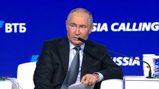 «Теперь все что с Востока лучше чем с Запада» Путин о возвращении западных компаний в Россию [upl. by Ailido]