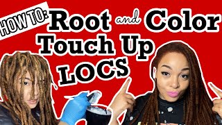 How to Root TouchUp and Faded Color for Locs [upl. by Nylzzaj139]