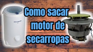 como sacar motor de secarropas kohinoor [upl. by Peltz663]