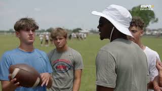 Hendon Hooker micd up at Manning Passing Academy [upl. by Nilya]