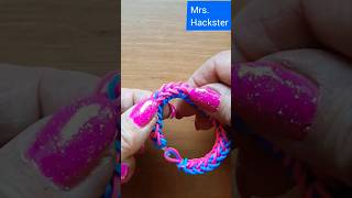 How To Make French Braid Rainbow Loom Bracelet diy [upl. by Leese]