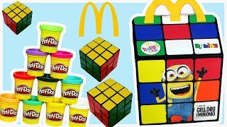 Play Doh • McDonalds Happy Meal • Kolorowe Kostki Rubika [upl. by Mordy]