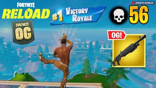 Fortnite Reload  High Kill Solo vs Squads OG Gameplay Keyboard amp Mouse [upl. by Krid]