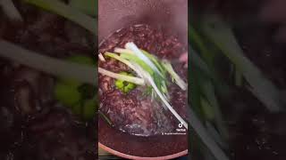 Rice And Peas Recipe 💕 cooking jamaicafood recipe jamaicanfood [upl. by Eimareg]