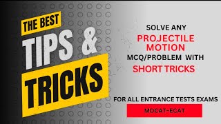 Tricks to solve projectile motion mcqsHow to solve projectile motion mcqsmdcat fscphysics neet [upl. by Omor]