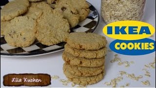 Schwedische Haferkekse wie von Ikea  Knusprig amp Zuckerreduziert  Butterplätzchen einfach backen [upl. by Noy]