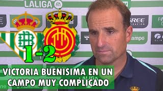 JAGOBA ARRASATE REACCIONA BETIS 12 MALLORCA POR LA LIGA [upl. by Middendorf866]