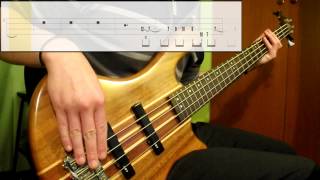 Black Sabbath  Falling Off The Edge Of The World Bass Cover Play Along Tabs In Video [upl. by Nagram]