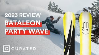 2023 Bataleon Party Wave Snowboard Review  Curated [upl. by Attehcnoc26]