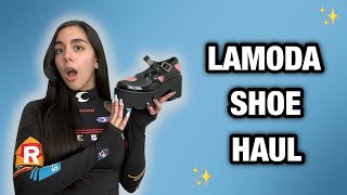 LAMODA SHOE HAUL VEGAN  2022 REVIEW [upl. by Aristotle800]