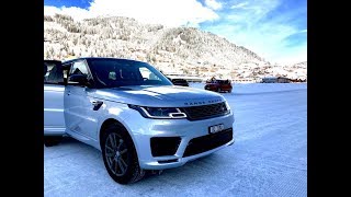 Jaguar amp Range Rover on the Snow   Event in Gstaad [upl. by Teresita705]