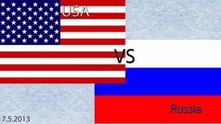 Russia vs USA  5  3 IIHF Ice Hockey World Championship 2013 [upl. by Randi]