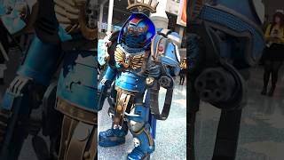 Warhammer 40k Ultramarine Captain in Gravis Armor Cosplay warhammer warhammer40k cosplay [upl. by Alvarez]