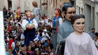 Cercavila GEGANTS Mataro Les Santes 2019 [upl. by Iren]