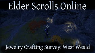 Jewelry Crafting Survey West Weald Elder Scrolls Online Gold Road ESO [upl. by Iadrahc]