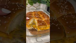 Super cheesy cheeseburger sliders with Hawaiian rolls recipe [upl. by Keyser]