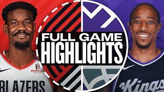 TRAIL BLAZERS at KINGS  FULL GAME HIGHLIGHTS  October 28 2024 [upl. by Attenat2]