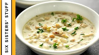 The CREAMIEST White Chicken Chili [upl. by Ibib]