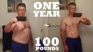 1 Year Weight Loss Transformation  Mind amp Body Transformation [upl. by Yorick184]