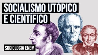 SOCIALISMO UTÓPICO E CIENTÍFICO  Sociologia para o Enem  Fábio Luís Pereira [upl. by Zoarah]