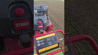 Pulling Plugs with a Toro ProCore 648 toromower toropartner golfcourse lawncare [upl. by Oicul569]